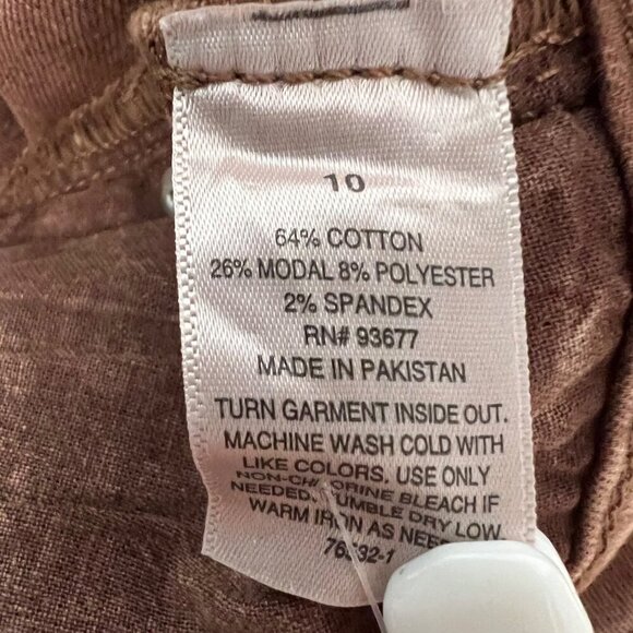 a.n.a Women’s Skinny Ankle Jeans Five Pocket Coral Size 10 - Picture 10 of 10